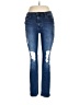 Rock & Republic Hearts Blue Jeans Size 12 - photo 1