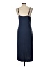 Allison Joy Solid Blue Casual Dress Size L - photo 2