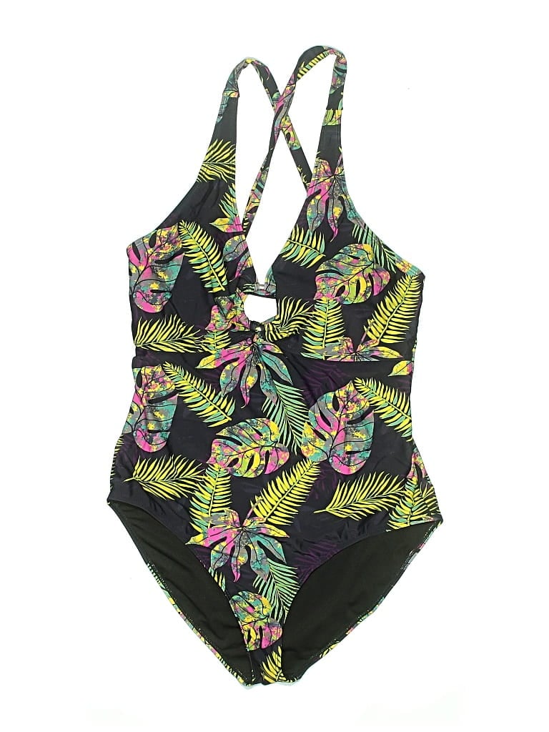 Pre-owned White Birch One Piece Swimsuit In Black