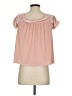Hinge Pink Short Sleeve Top Size S - photo 2