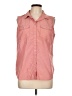 Eddie Bauer Red Sleeveless Button-Down Shirt Size L - photo 1