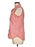 Eddie Bauer Red Sleeveless Button-Down Shirt Size L - photo 5