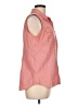 Eddie Bauer Red Sleeveless Button-Down Shirt Size L - photo 4
