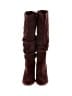 Splendid 100% Leather Burgundy Boots Size 8 1/2 - photo 2