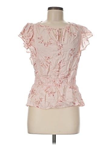 Lucky Brand Short Sleeve Blouse (view 1)