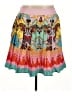 Unbranded 100% Polyester Print Teal Casual Skirt Size XXL - photo 1