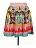 Unbranded 100% Polyester Print Teal Casual Skirt Size XXL - photo 2