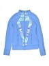 Ivivva Graphic Blue Track Jacket Size 12 - photo 1