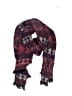 Unbranded Paisley Burgundy Scarf One size - photo 1