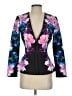 Boston Proper Floral Black Blazer Size 0 - photo 1