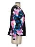 Boston Proper Floral Black Blazer Size 0 - photo 4