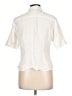 Talbots 100% Linen Ivory Short Sleeve Blouse Size 10 - photo 2