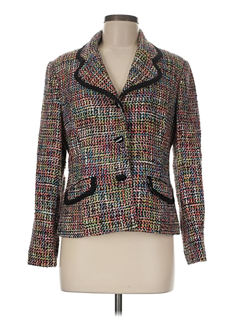 Pre-owned Sag Harbor Blazer Jacket In Gray
