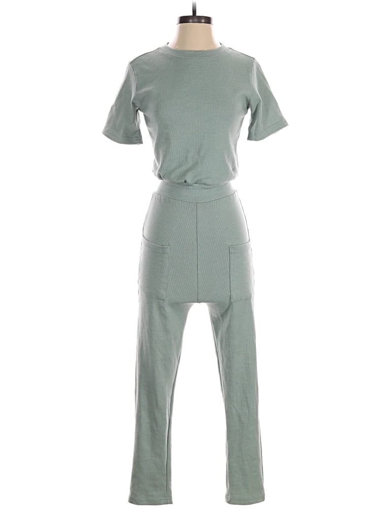 Pre-owned Missguided Jumpsuit In Green