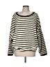 Free People 100% Recycled Polyester Stripes Ivory Pullover Sweater Size M - photo 1