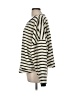 Free People 100% Recycled Polyester Stripes Ivory Pullover Sweater Size M - photo 5