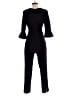Black Halo Solid Black Jumpsuit Size 6 - photo 2