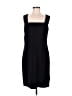 Perceptions Solid Black Cocktail Dress Size 12 - photo 1