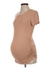 Smallshow Tan Short Sleeve Top Size S - photo 1