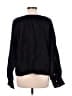 J.Crew 100% Linen Black Long Sleeve Blouse Size L - photo 2