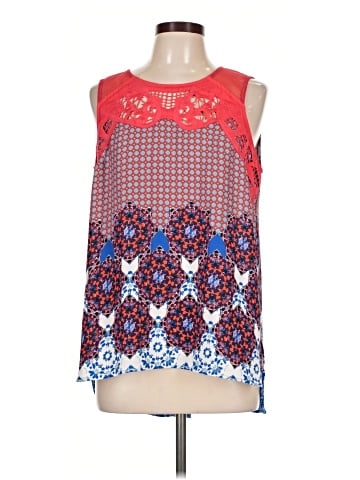 Pale Sky Sleeveless Blouse (view 1)