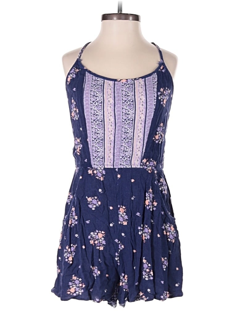 Pre-owned Lily Rose Romper In Blue