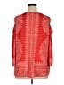 Christopher & Banks Aztec Or Tribal Print Color Block Floral Graphic Paisley White Red Sleeveless Blouse Size XL - photo 2