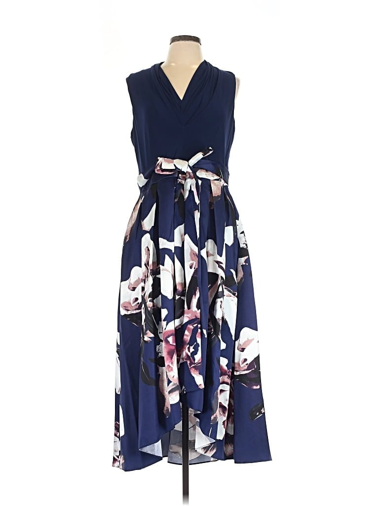 Pre-owned Slny Casual Dress In Blue