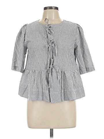And Now This 3/4 Sleeve Blouse (view 1)