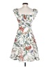 Zara Basic Floral White Cocktail Dress Size XS - photo 2