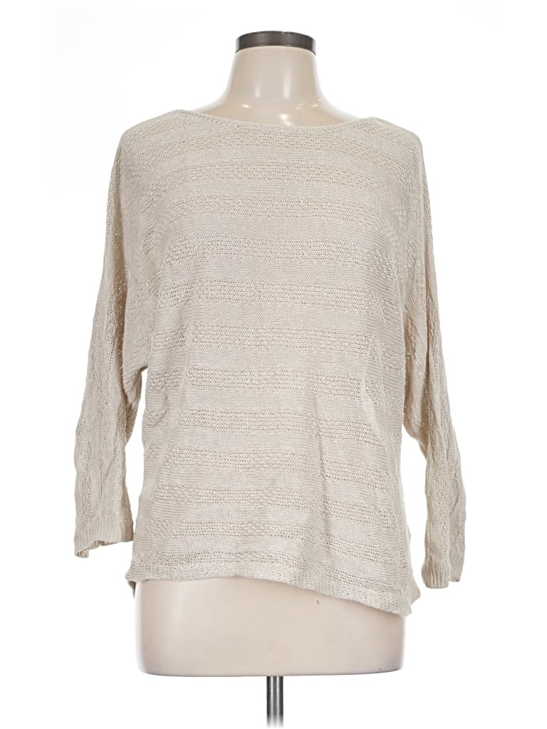 Pre-owned Tahari Pullover Sweater In Tan