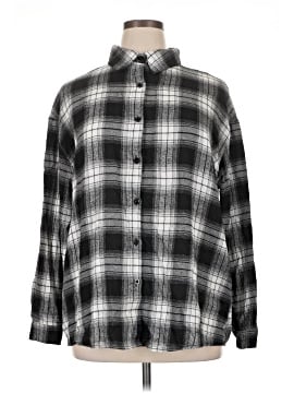 Shein Long Sleeve Button-Down Shirt (view 1)