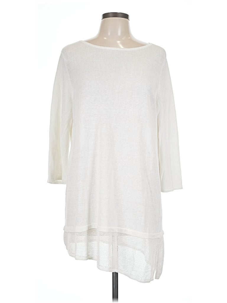 Pre-owned Purejill Pullover Sweater In Ivory