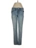 Express Jeans Solid Blue Jeans Size 00 - photo 1