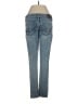 Express Jeans Solid Blue Jeans Size 00 - photo 2
