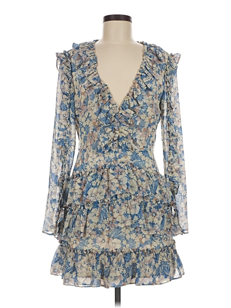 Pre-owned Sugar Lips Cocktail Dress In Blue