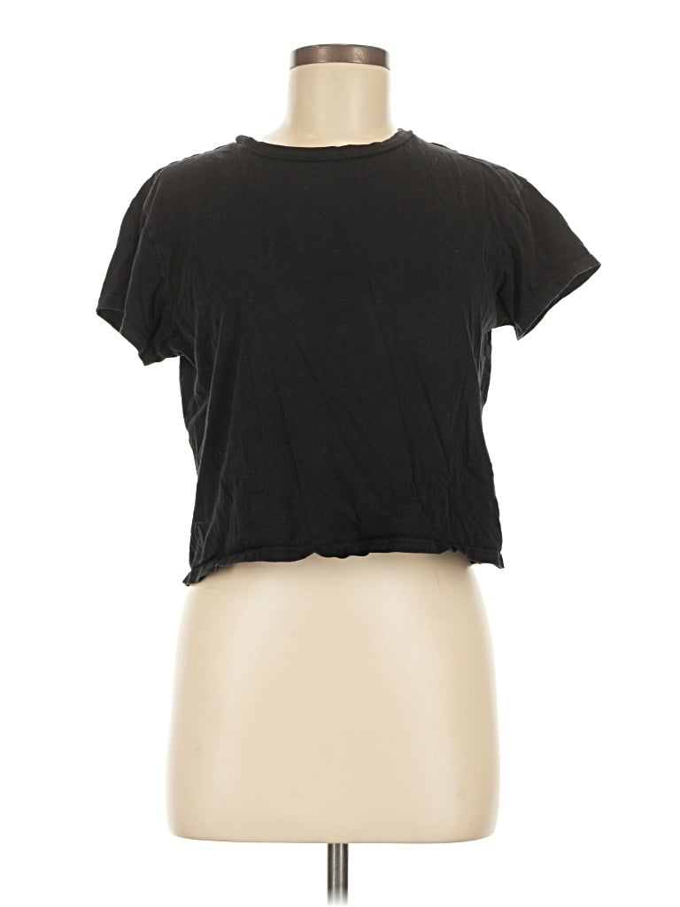 Pre-owned Comune Short Sleeve T-shirt In Black