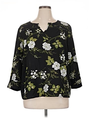 Fever 3/4 Sleeve Blouse (view 1)