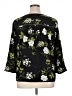 Fever Floral Black 3/4 Sleeve Blouse Size XL - photo 2