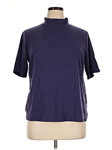 Isaac Mizrahi LIVE! Short Sleeve Turtleneck (view 1)
