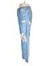 AGOLDE 100% Cotton Graphic Blue Jeans Size 30 waist - photo 5