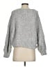 Free People Metallic Gray Pullover Sweater Size S - photo 2