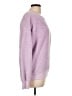 The Impeccable Pig 100% Polyester Solid Purple Pullover Sweater Size M - photo 4
