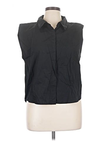 Calvin Klein Sleeveless Button-Down Shirt (view 1)
