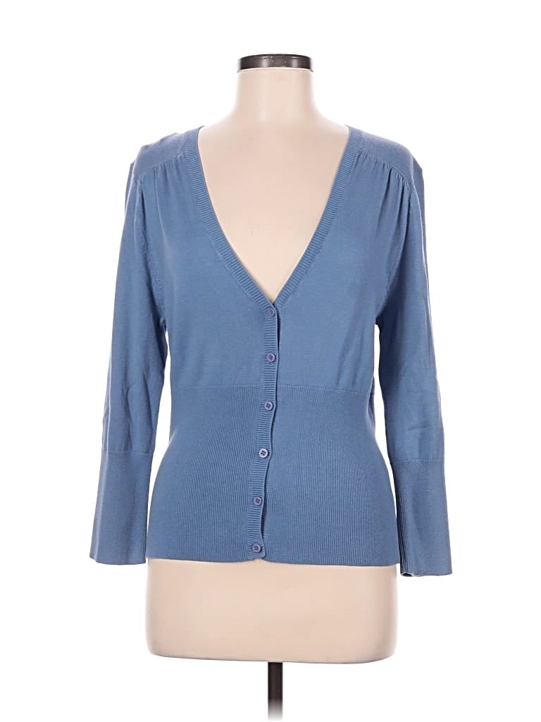 Pre-owned Mossimo Cardigan Sweater In Blue