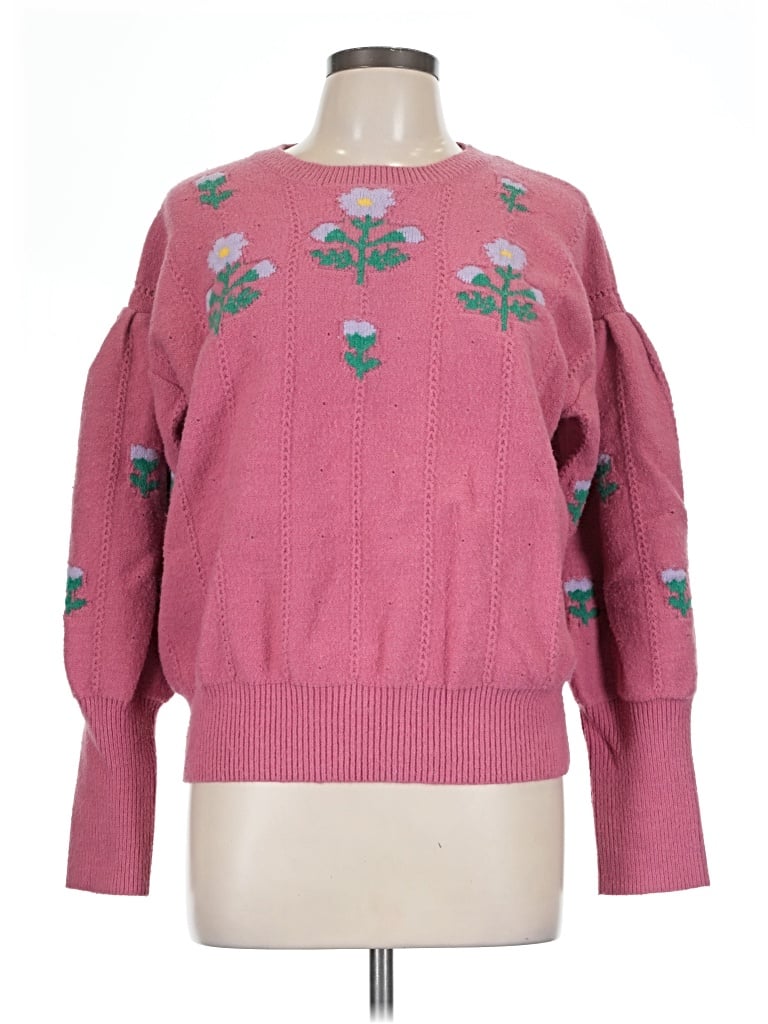 Pre-owned Cider Pullover Sweater In Pink
