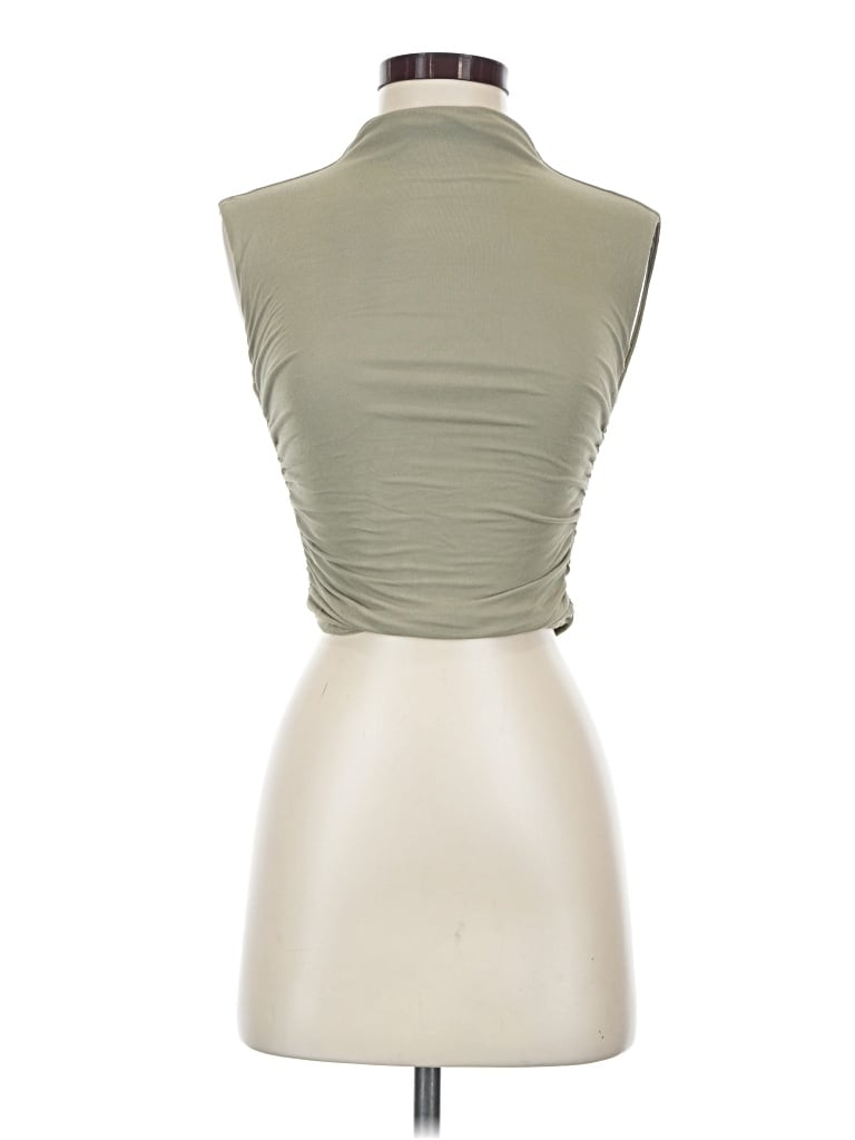 Pre-owned Ogl Tank Top Ivory Strapless Neckline Tops