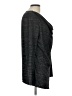 Joan Vass Black Gray Cardigan Size L - photo 4