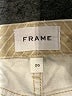 FRAME Chevron-herringbone Ivory Jeans Size 26 waist - photo 7