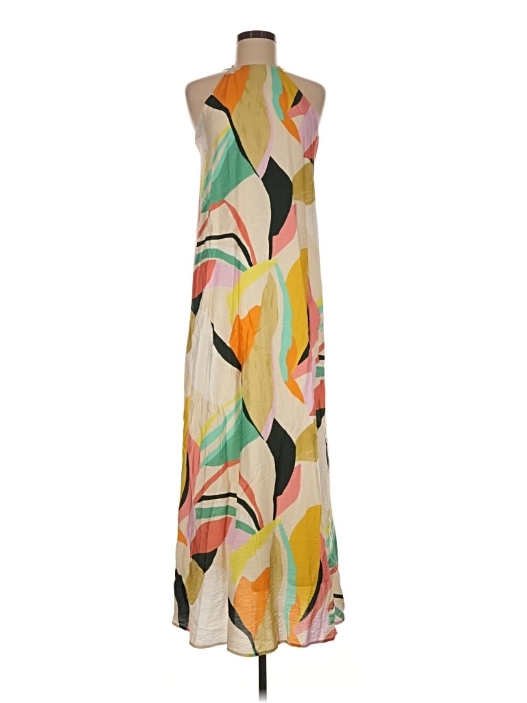 Pre-owned Fore Casual Dress In Tan